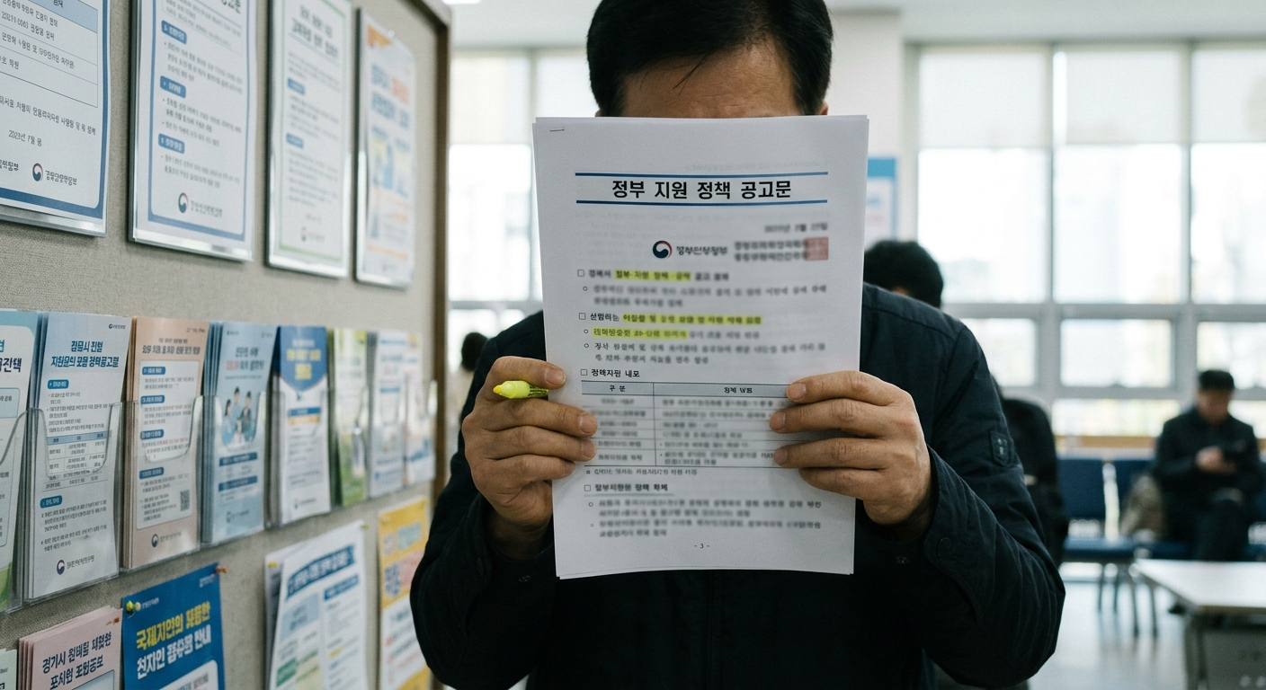 정책 공고문 확인 시 필수 체크리스트