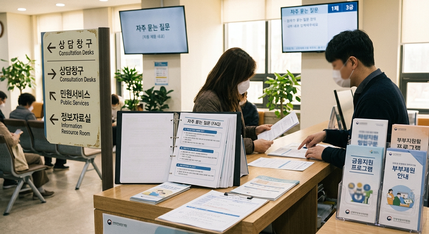 서민금융 이용 시 자주 묻는 질문(FAQ) 체크리스트