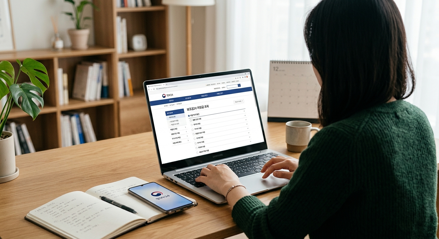 지원금 조회 시 반드시 확인해야 할 체크리스트
