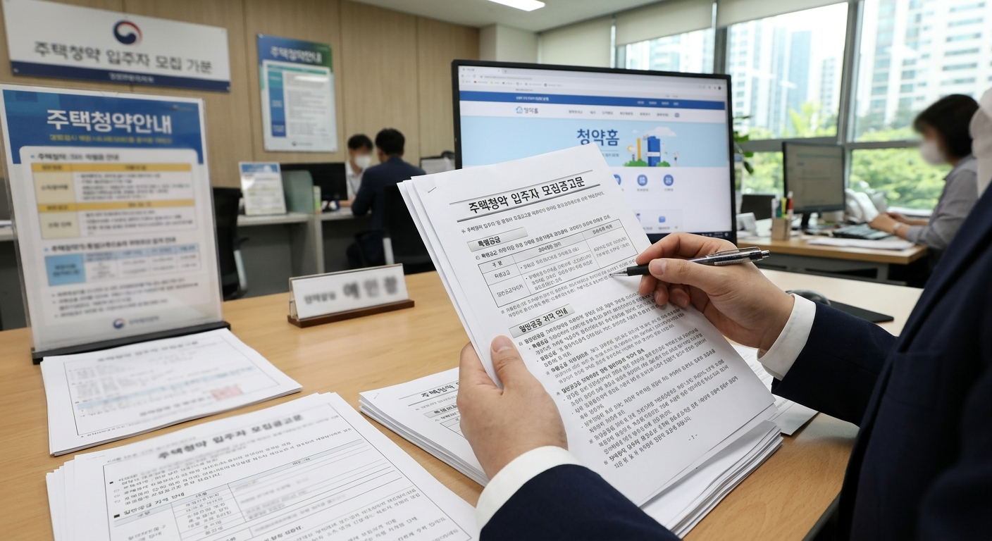 공식 정보 확인: 청약홈 입주자 모집공고문 활용법