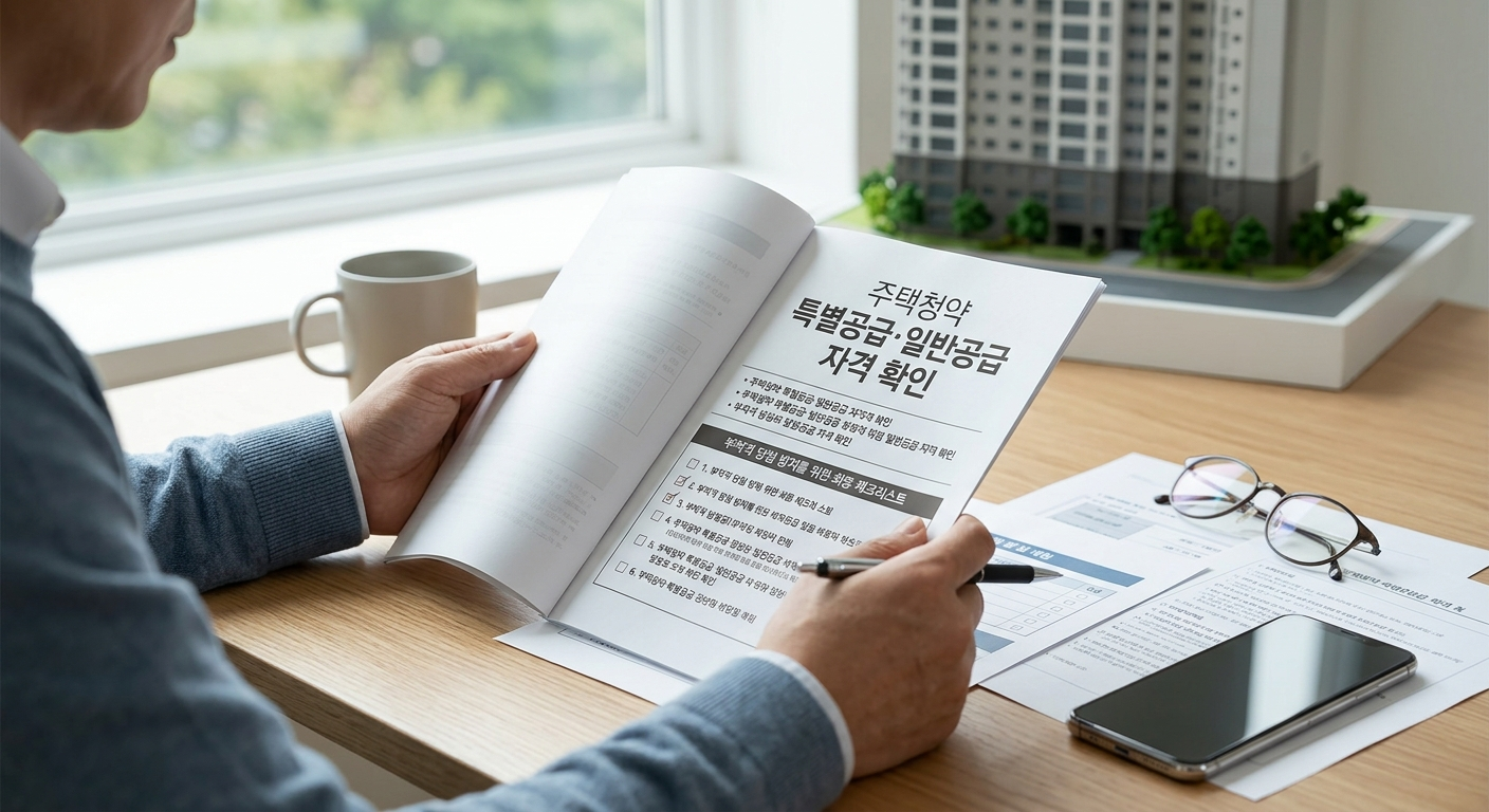 부적격 당첨 방지를 위한 최종 체크리스트