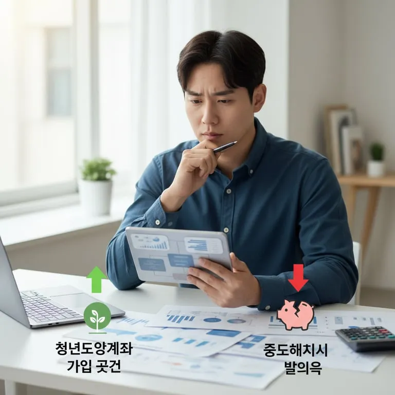 청년도약계좌 가입 조건과 중도해지 시 불이익 정리