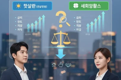 정책서민금융(햇살론·새희망홀씨) 비교할 때 핵심 기준