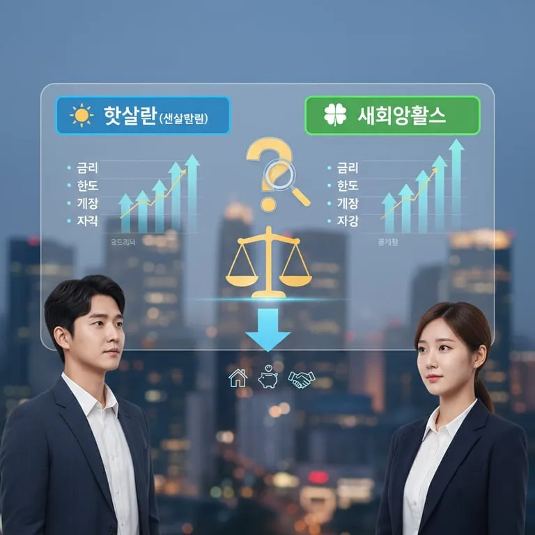 정책서민금융(햇살론·새희망홀씨) 비교할 때 핵심 기준