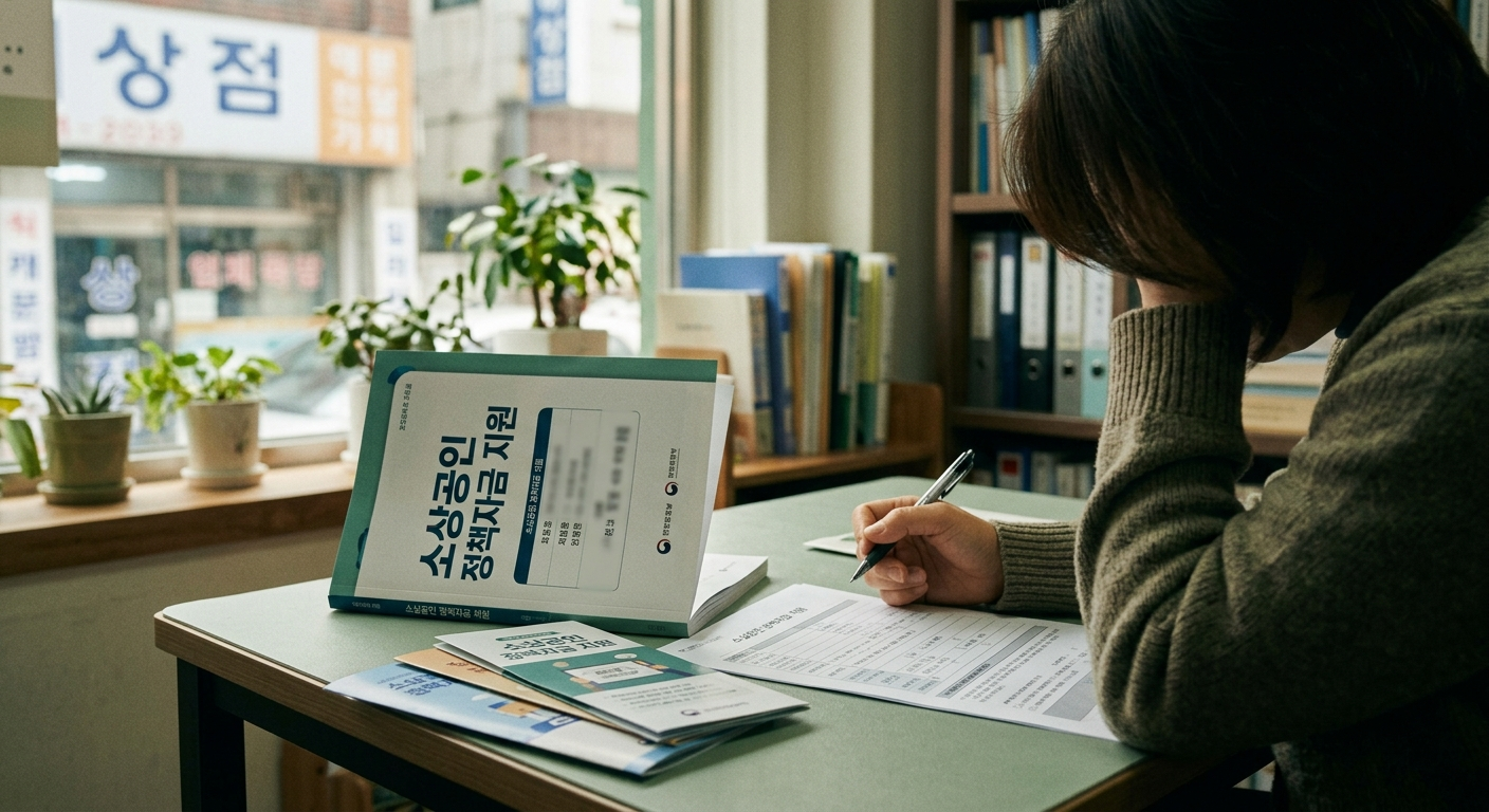 소상공인 정책자금 지원 대상과 자격 확인