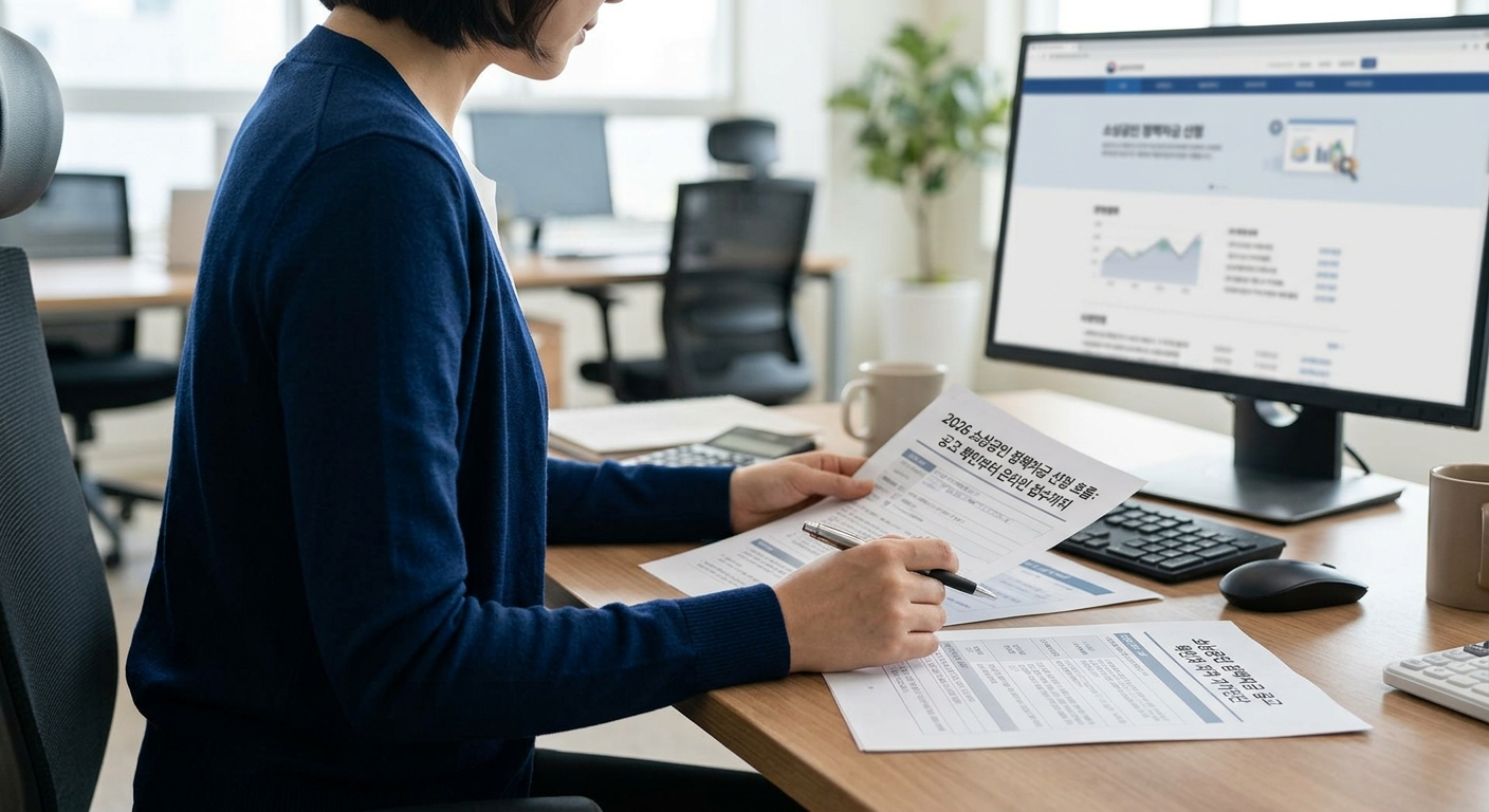 소상공인 정책자금 공고 확인과 자격 자가진단