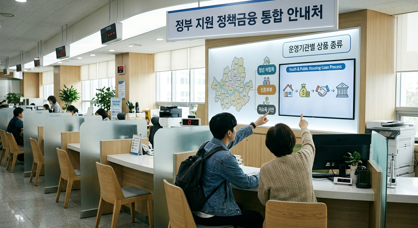 청년과 서민을 위한 주요 정책금융 상품의 종류와 운영기관