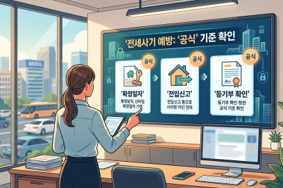 전세사기 예방: 확정일자·전입신고·등기부 확인을 ‘공식’ 기준으로