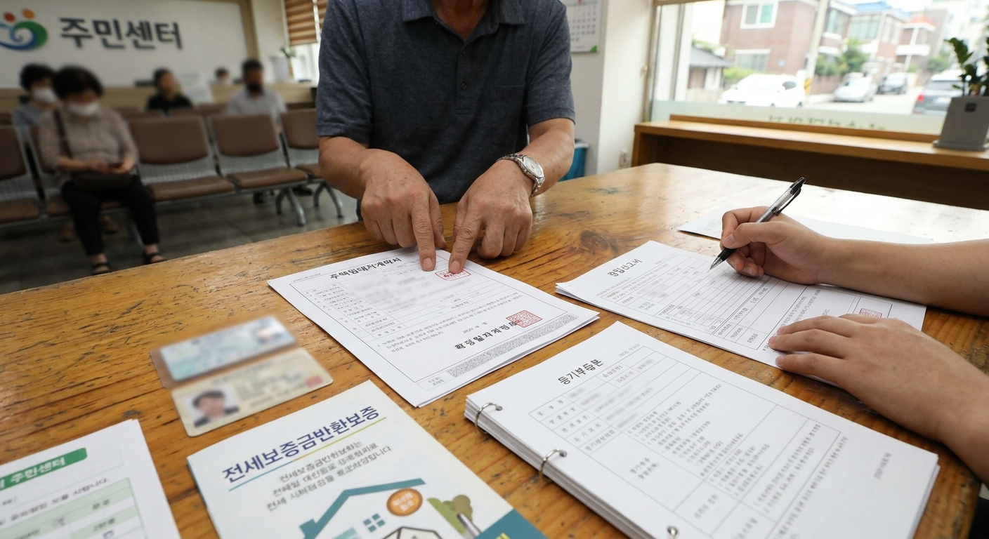 대항력과 우선변제권을 위한 전입신고 및 확정일자