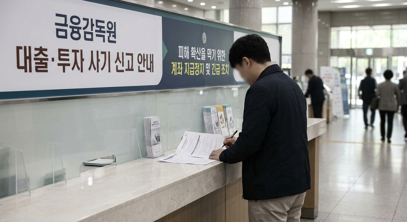 피해 확산을 막기 위한 계좌 지급정지 및 긴급 조치