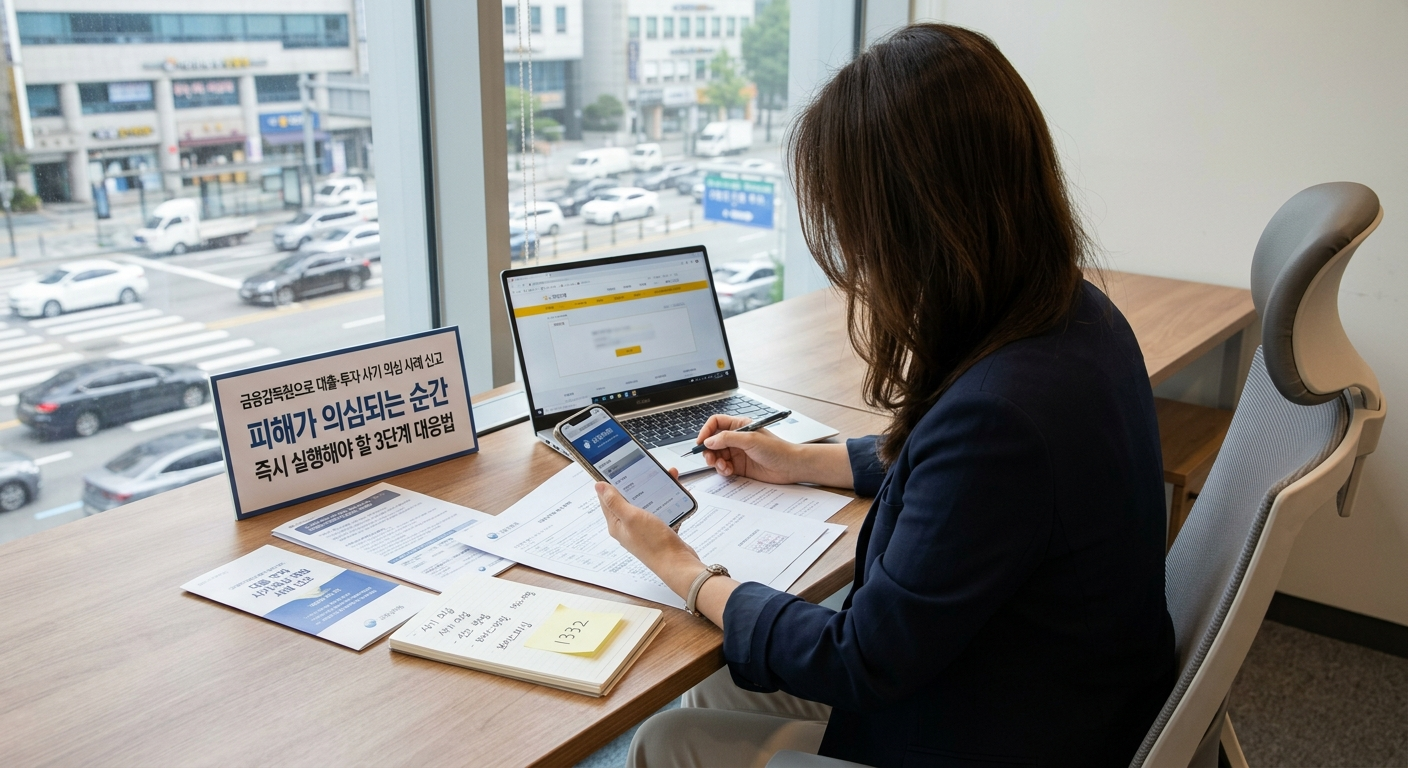 피해가 의심되는 순간 즉시 실행해야 할 3단계 대응법