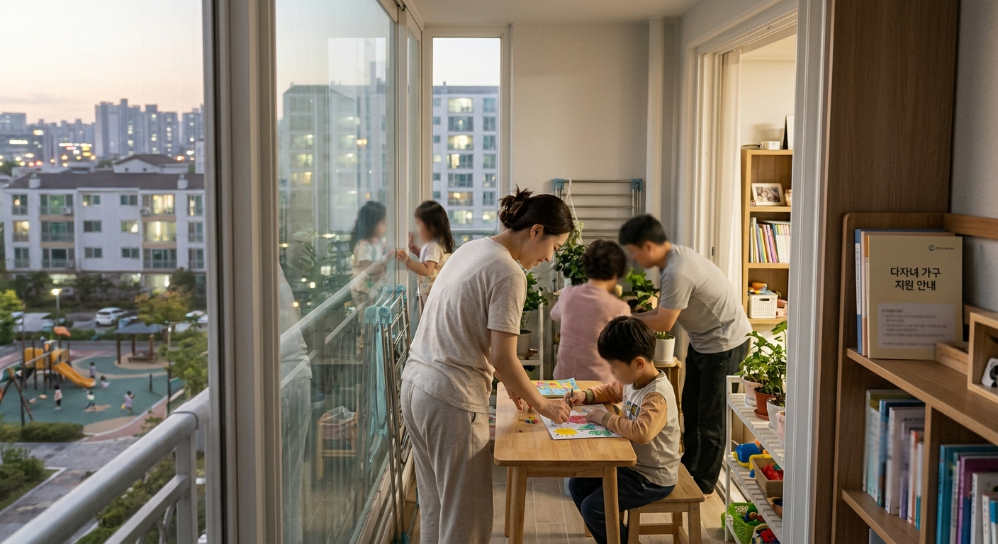 다자녀 가구 주거 우선순위와 생활비 감면