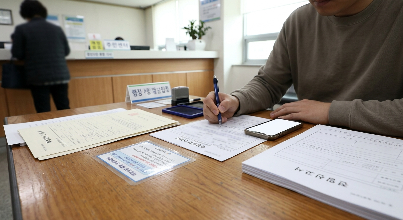 잔금 지급과 대항력 확보를 위한 행정 절차