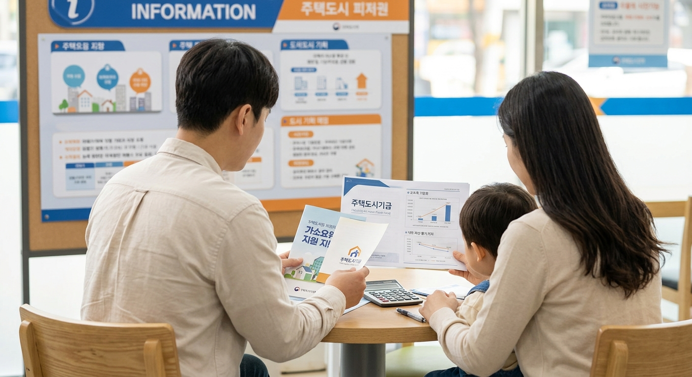 가구 형태별 소득 기준 및 순자산 심사 요건