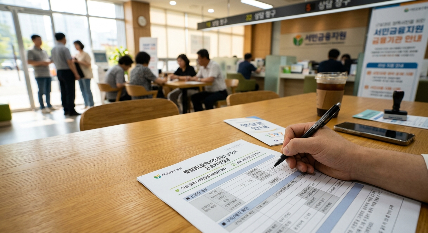 근로자햇살론 및 금융기관 직접 신청 안내