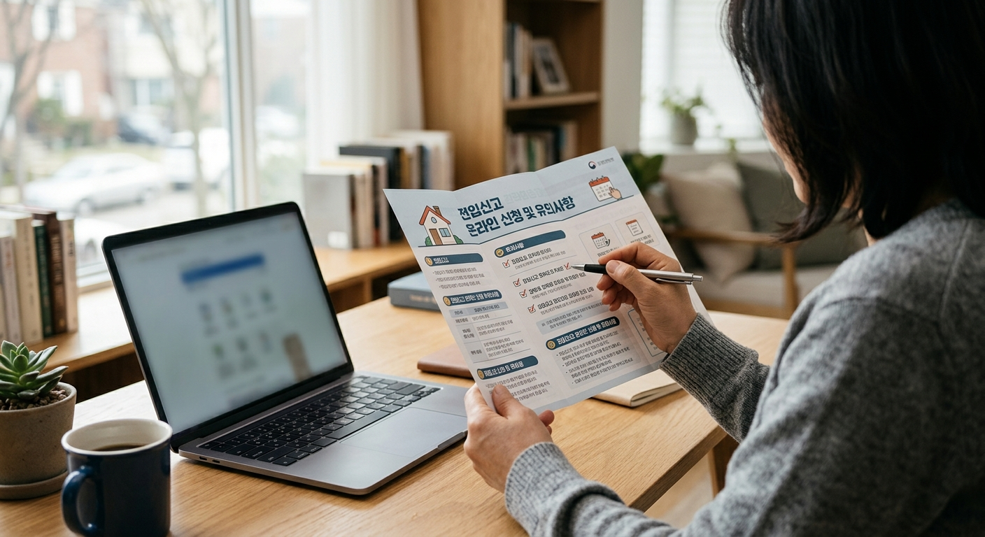 세대주 확인 등 온라인 신청 시 누락하기 쉬운 유의사항