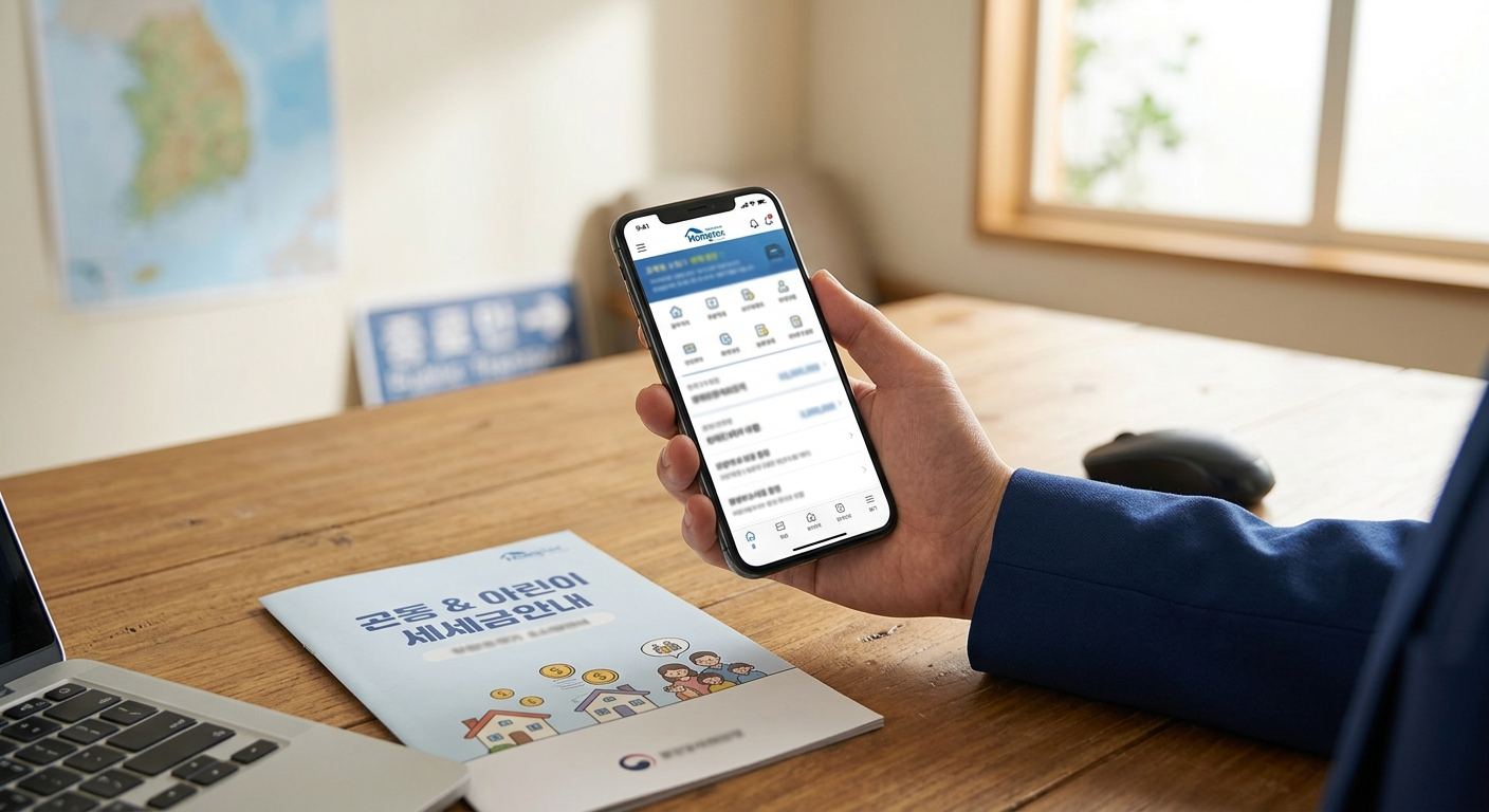 홈택스와 손택스를 활용한 신청 경로 안내