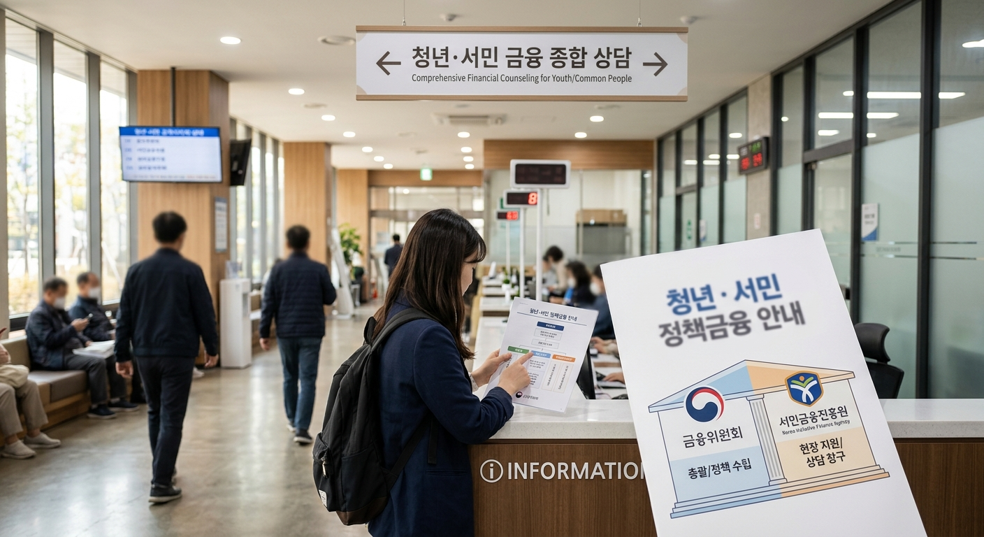 금융위원회와 서민금융진흥원의 역할 구분