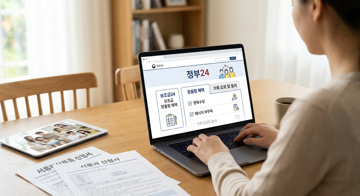 가족 혜택 통합 조회 및 동의 절차