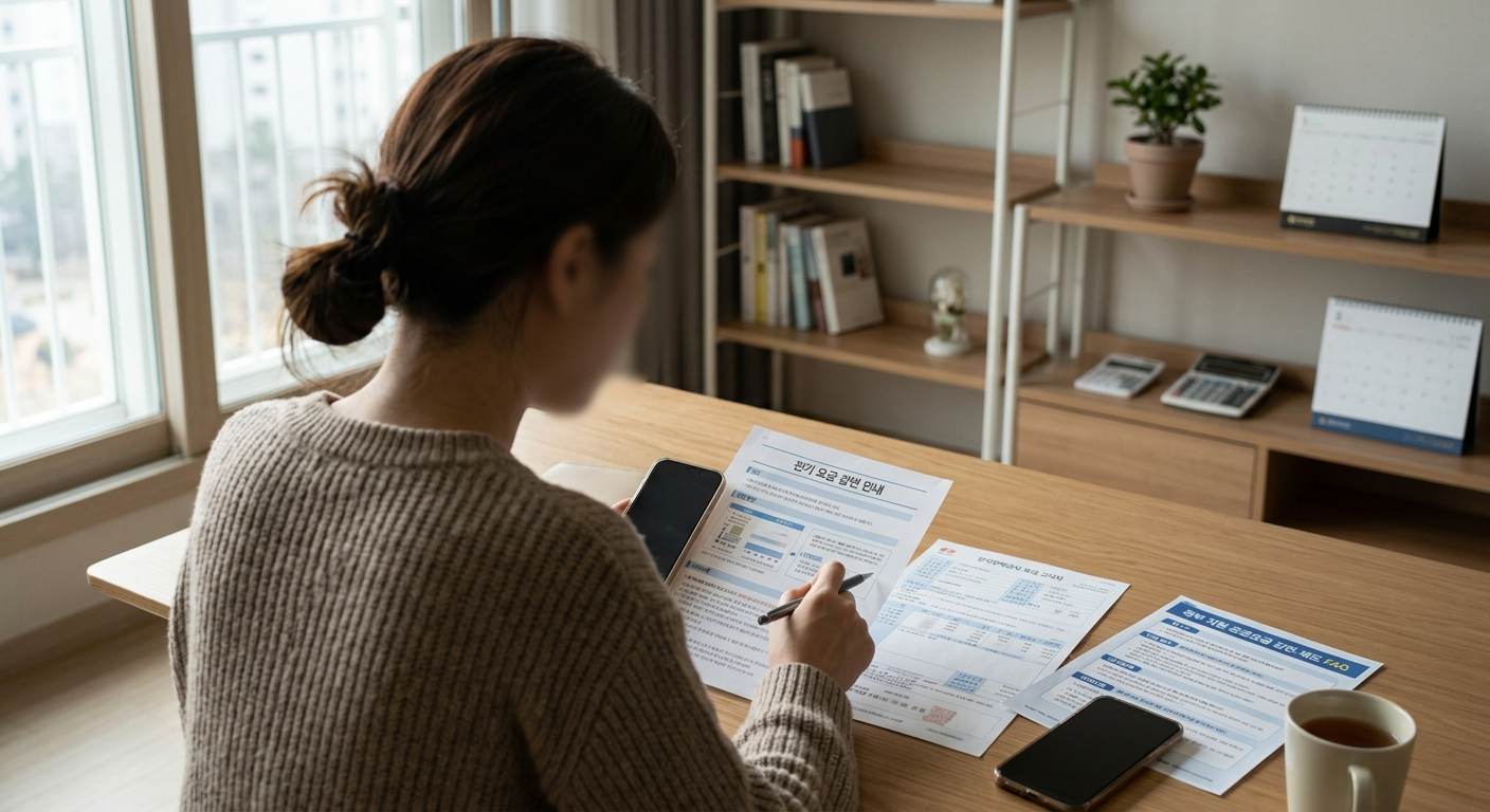 요금 감면 시 유의사항 및 FAQ