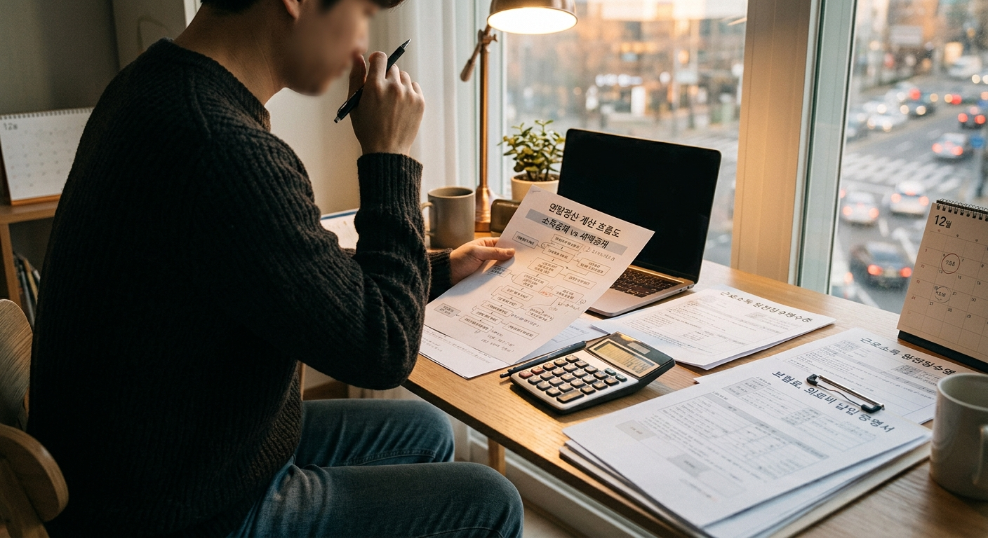 연말정산 계산 과정 이해하기