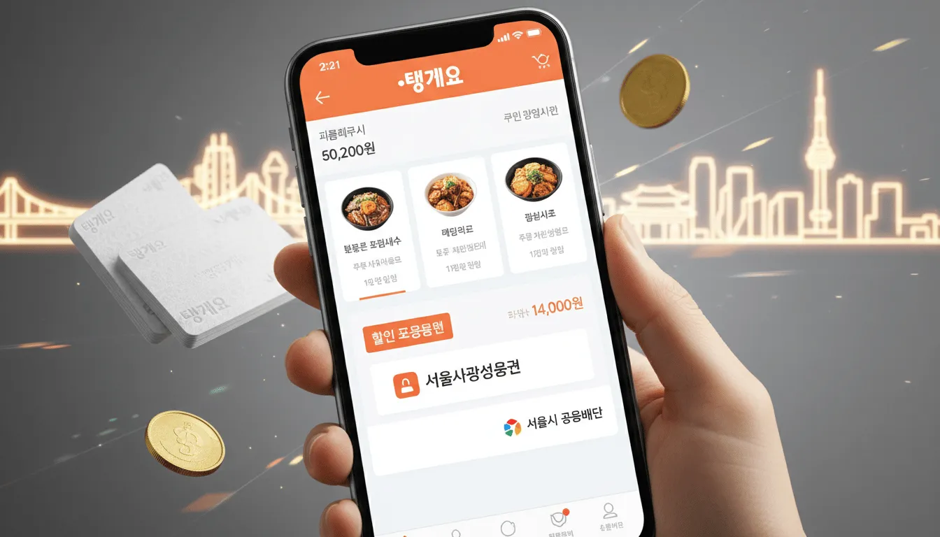 서울배달 플러스 땡겨요 할인 안내