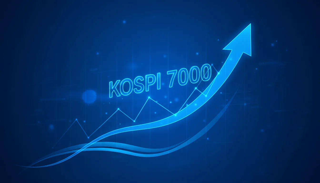 경제 반등의 신호탄, 코스피 7000을 넘어선 이야기