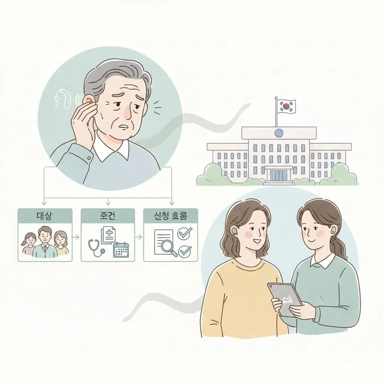 난청 보청기 지원 제도: 대상/조건/신청 흐름 요약(일반 정보)