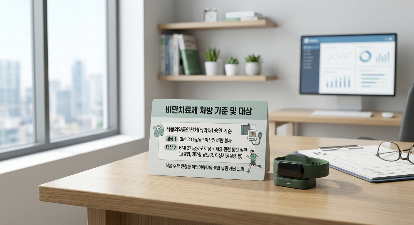 비만치료제 처방 기준 및 대상