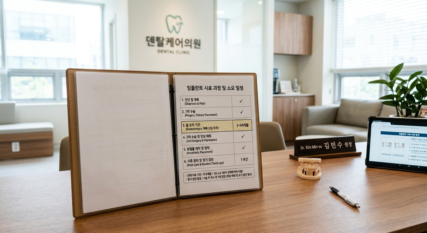 시술 단계별 소요 일정