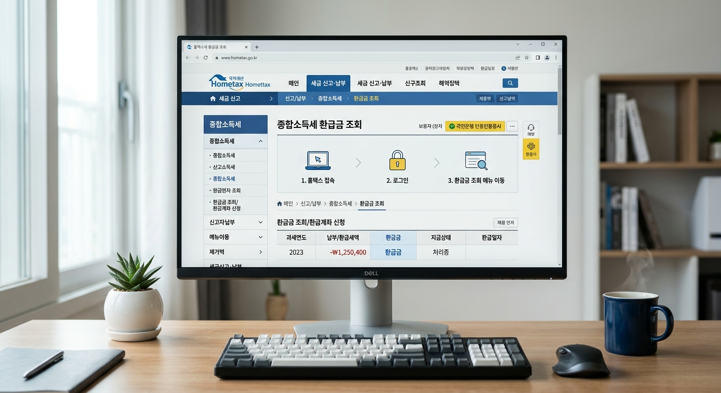 환급 조회 방법