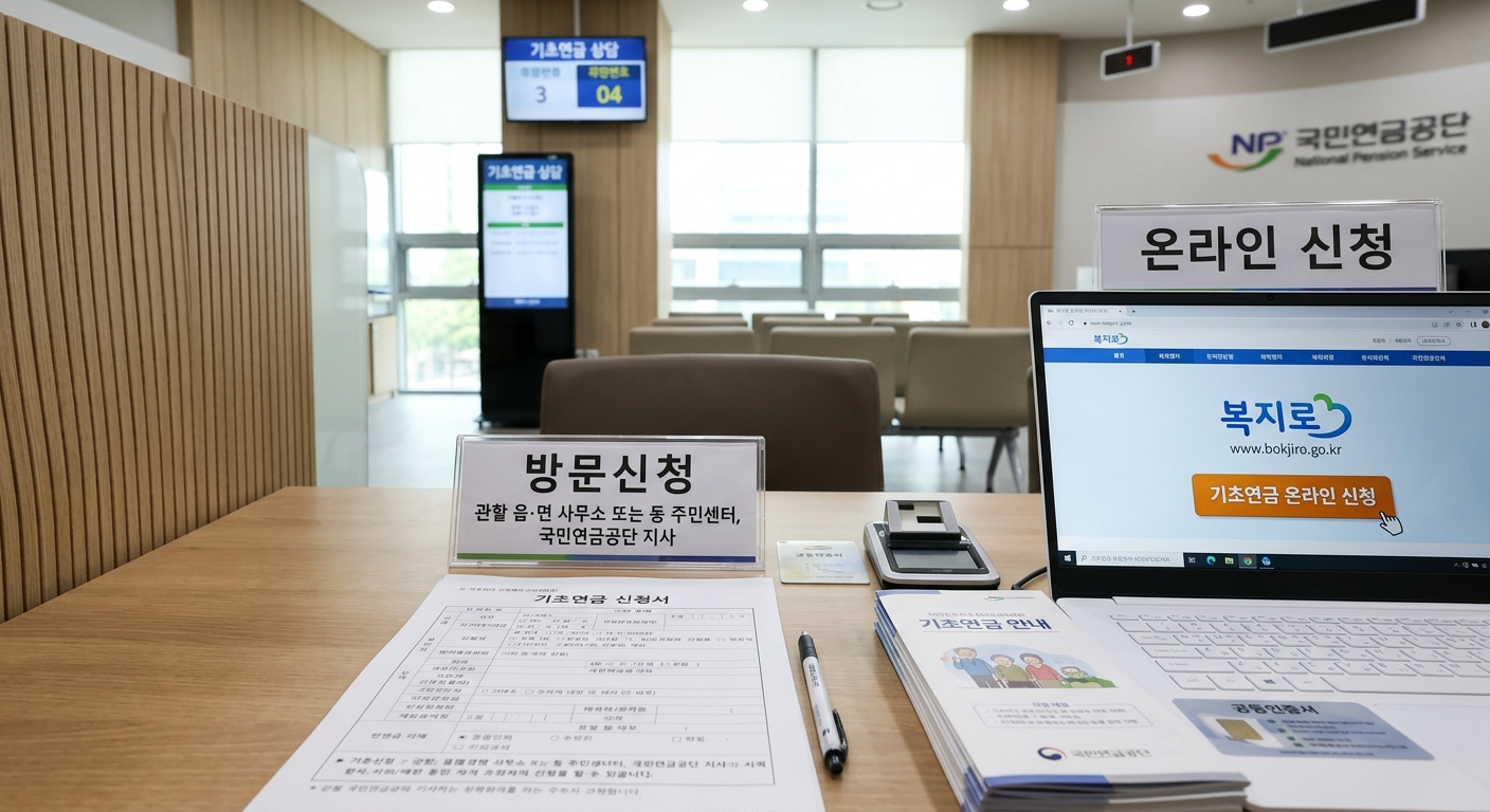 기초연금 신청 방법