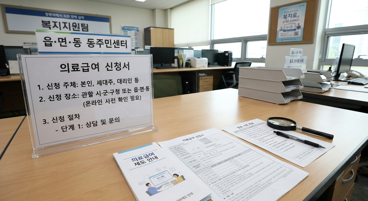 의료급여 신청 방법 및 절차