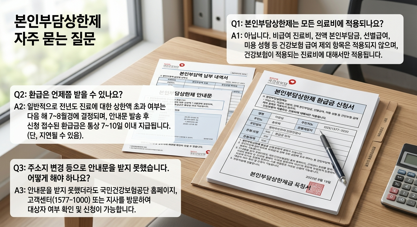 본인부담상한제 자주 묻는 질문