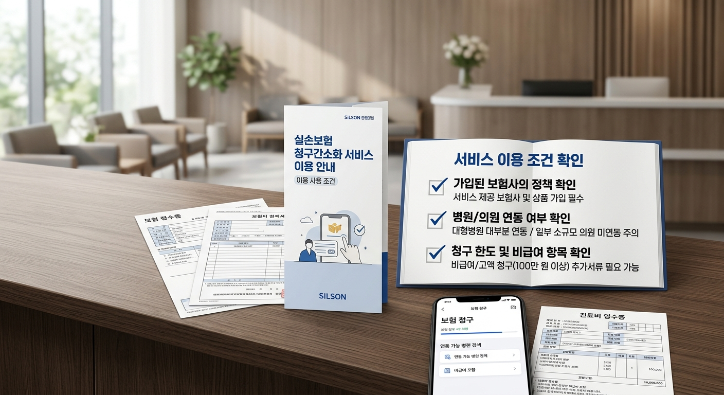 간소화 서비스 이용 조건은 무엇인가요?