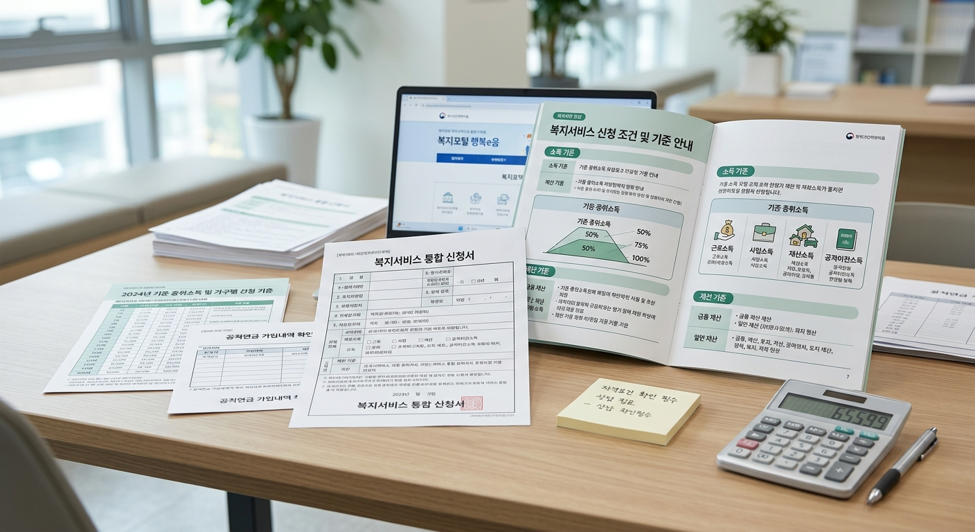 복지서비스 신청 조건과 기준 확인하기