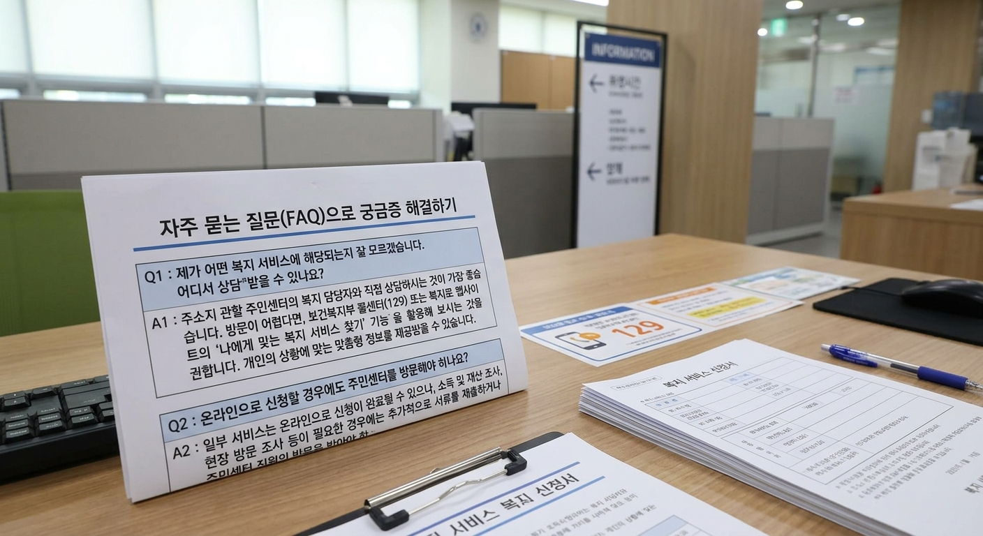 자주 묻는 질문(FAQ)으로 궁금증 해결하기