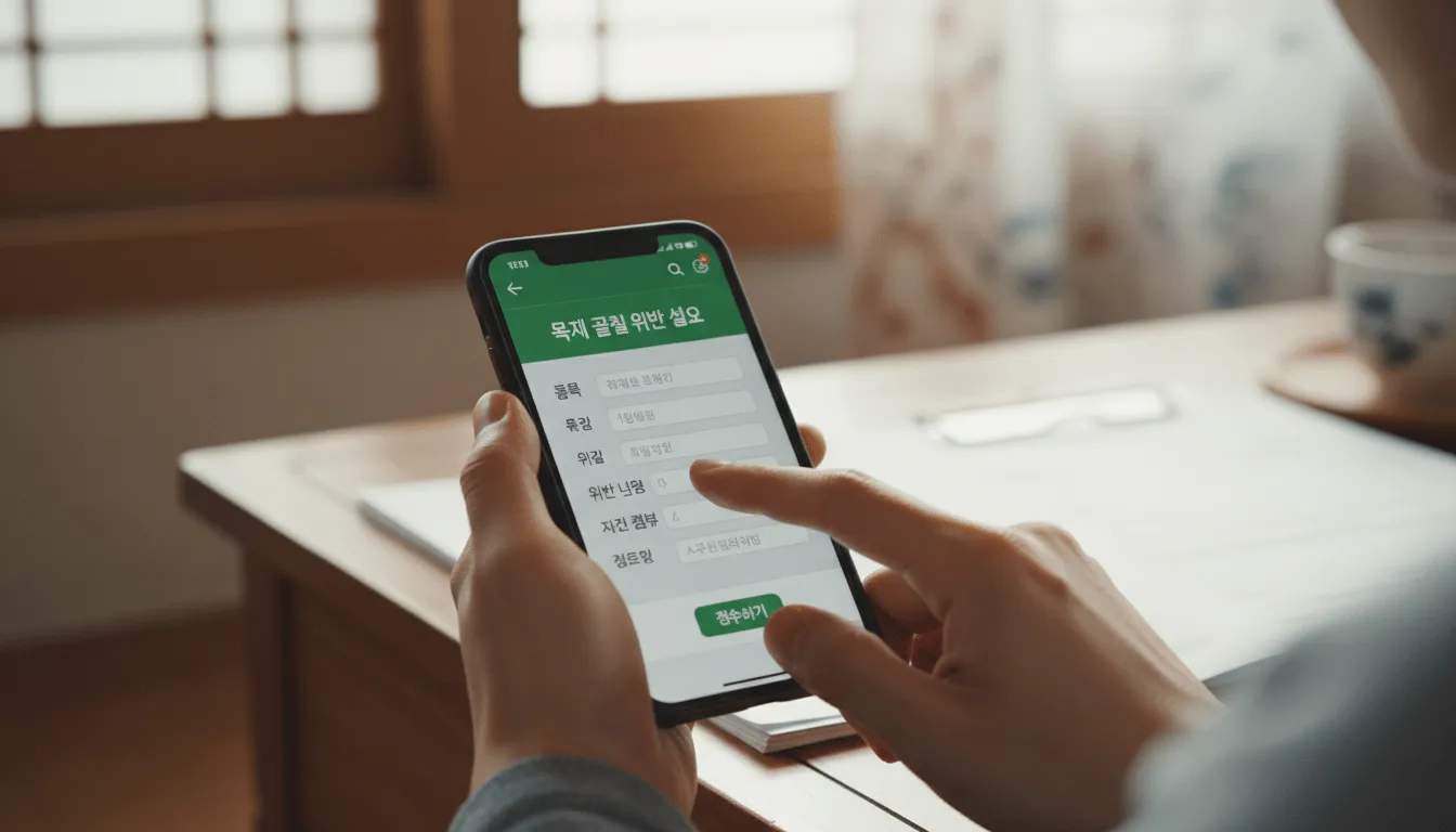 목재제품 품질단속, 이렇게 신청할 수 있어요! (민원 접수 및 신고 방법)