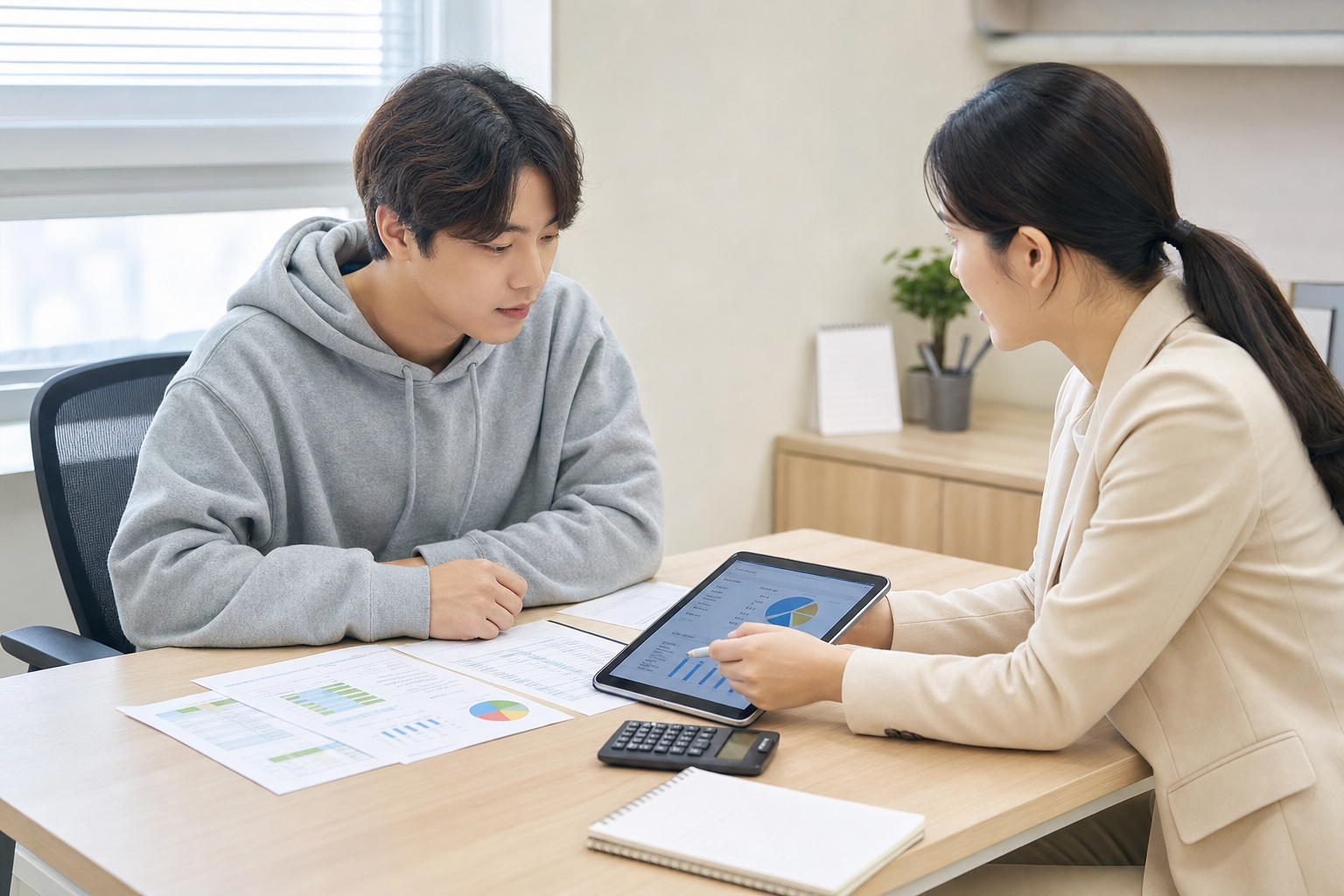 자립준비청년 맞춤형 재무상담 장면