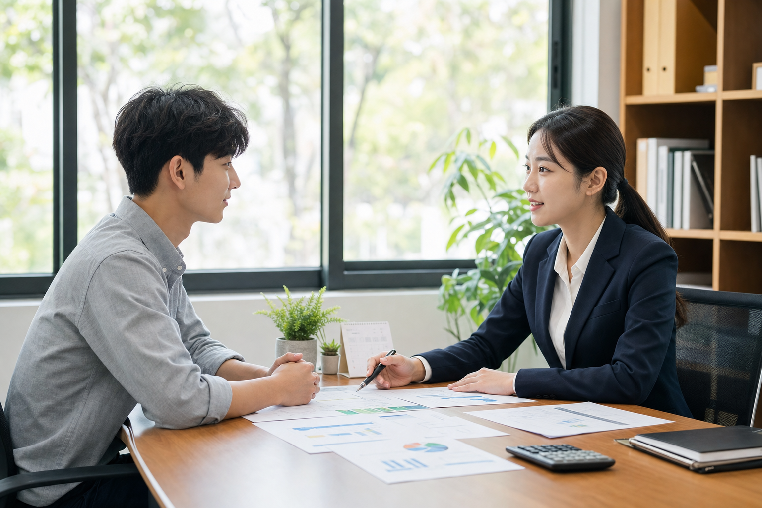 자립준비청년 맞춤형 재무상담 장면