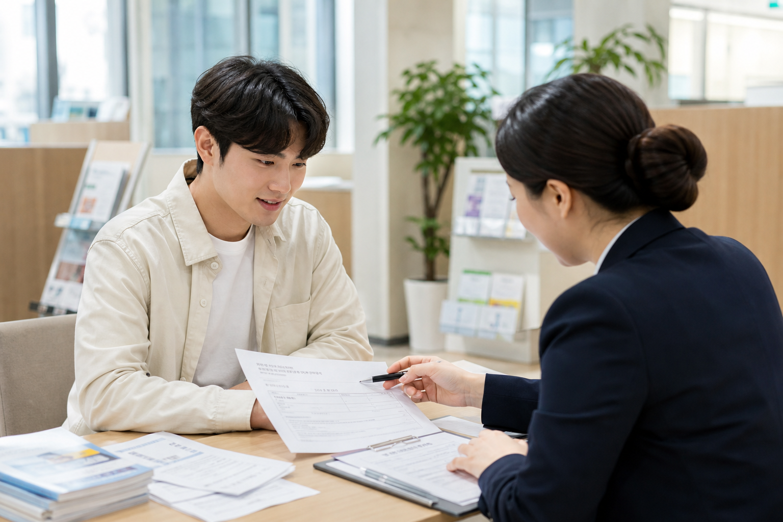 청년특화 자활 지원 상담과 안내 이미지