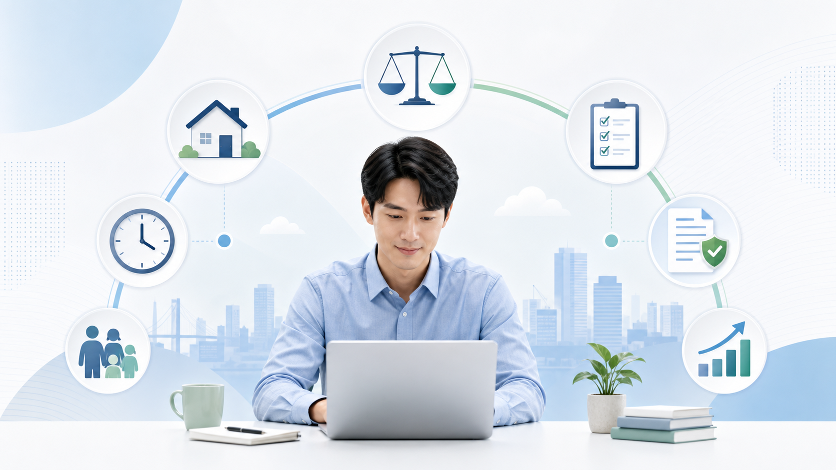 중소사업체 근로자의 일생활균형 정책 방향 안내 이미지
