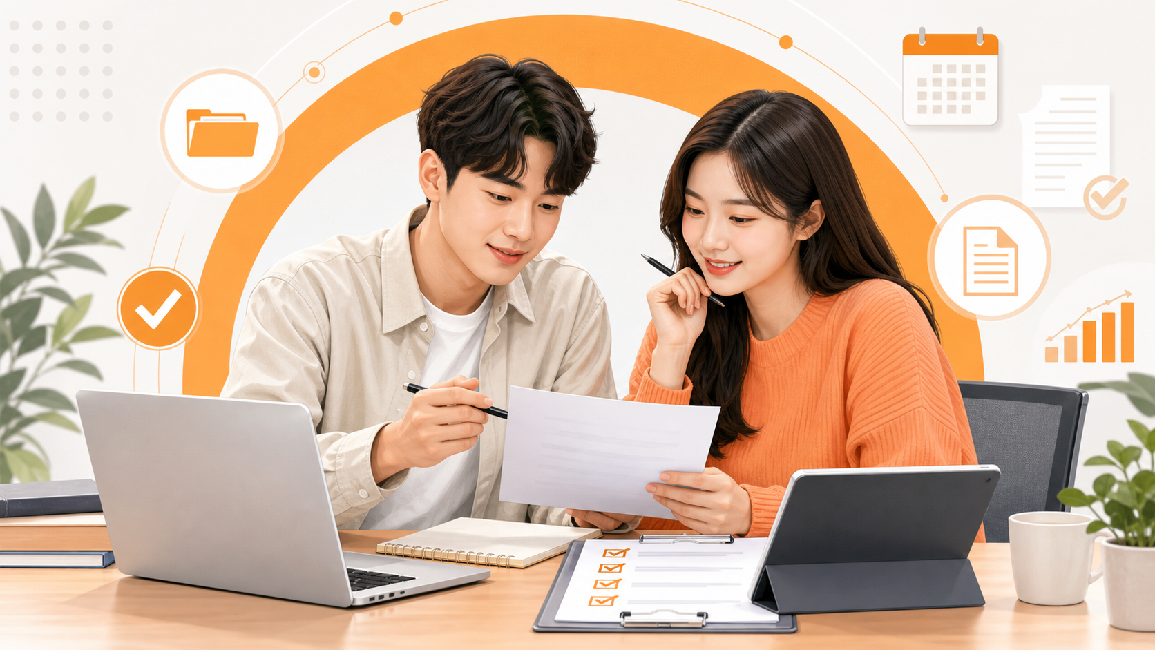 한국잡월드 청년 대상 체험 수기 공모 준비서류 안내 이미지