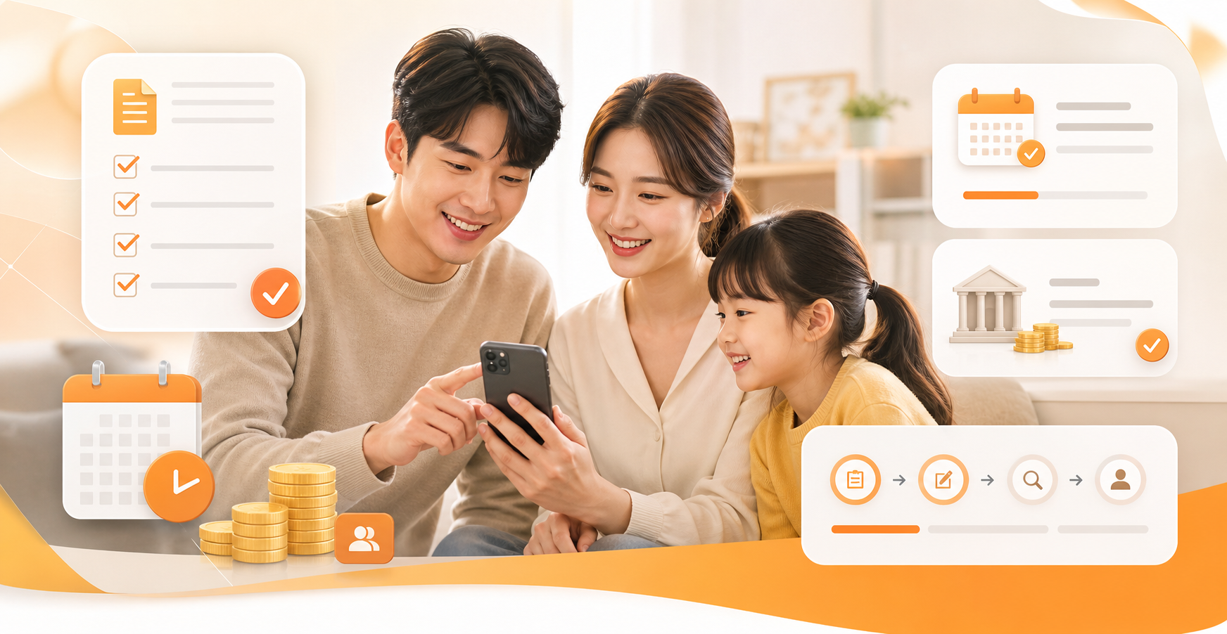 자녀장려금 신청 안내와 체크포인트 인포그래픽