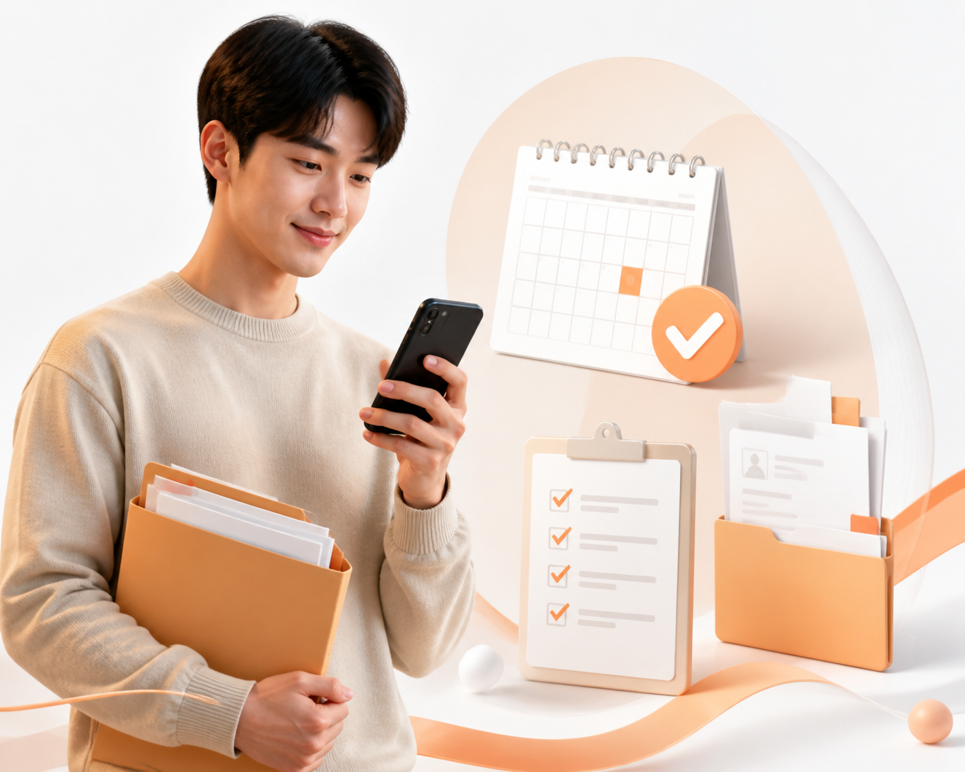 체험 수기 공모 신청 서류와 절차 체크리스트 이미지