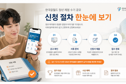 대상 체험 수기 공모 “너의 근황을 들려줘 조건과 신청 방법