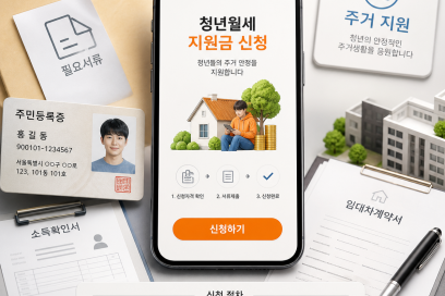 청년월세 지원금 신청 대상과 소득 기준, 신청 방법 정리