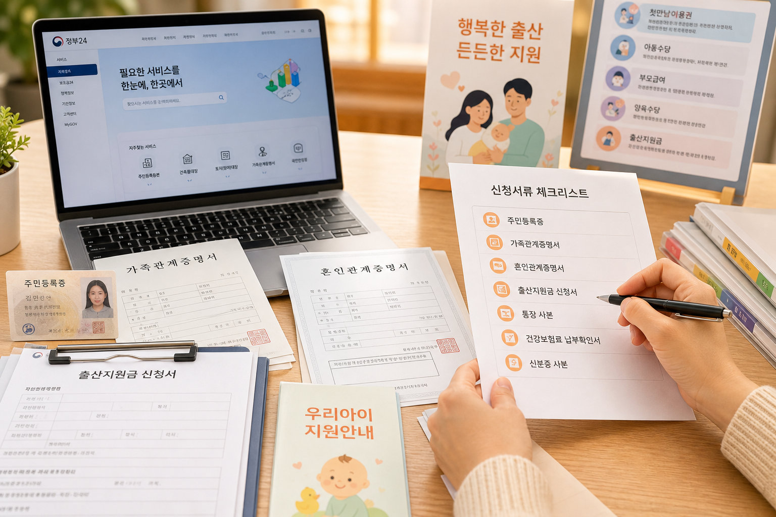 출산 혼인세액공제 필요서류 준비 이미지