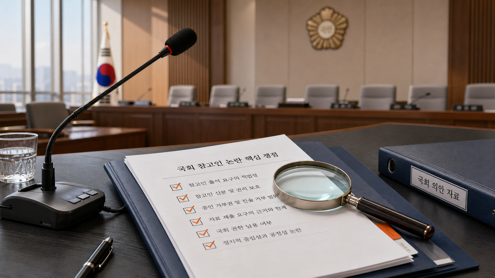 국회 참고인 논란 핵심 쟁점과 확인 절차 이미지